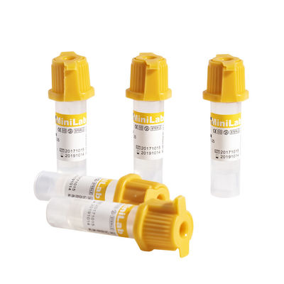 K2EDTA Medikal Mikro Kan Alma Tüpü 8x45mm 0.25 0.5ml