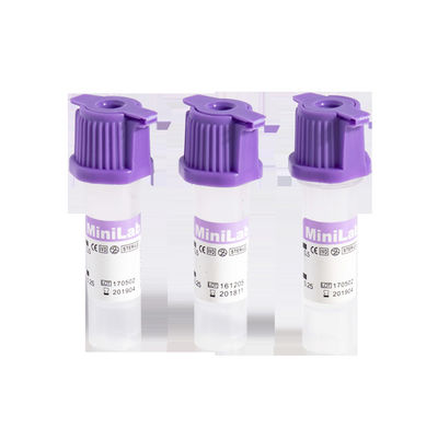 K2EDTA Medikal Mikro Kan Alma Tüpü 8x45mm 0.25 0.5ml