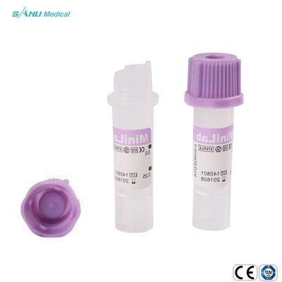 EDTA K2 /K3 Mikro EDTA Tüpleri 0.2ml Kılcal Mor Tüp