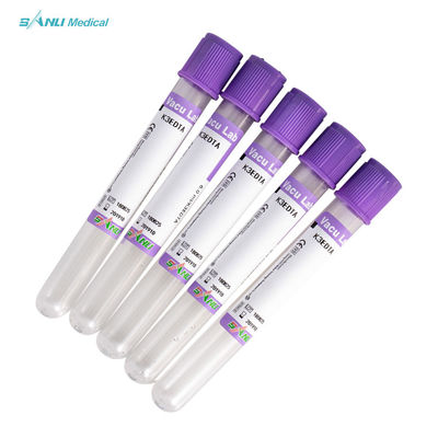 Tek Kullanımlık Kan Alma EDTA K3 Tüpü 3-5ml CE Onaylı