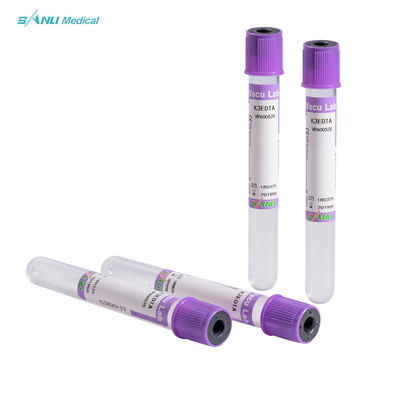 Tek Kullanımlık Kan Alma EDTA K3 Tüpü 3-5ml CE Onaylı
