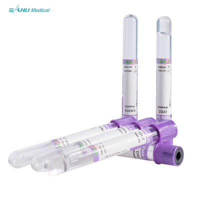 Tek Kullanımlık Kan Alma EDTA K3 Tüpü 3-5ml CE Onaylı