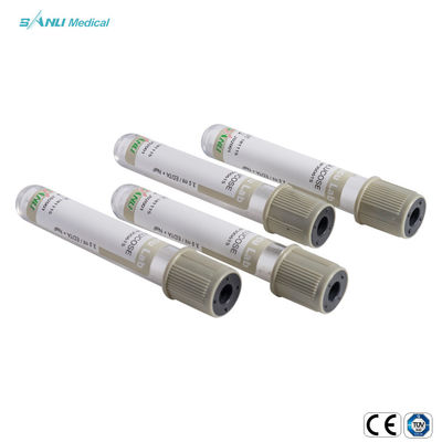 SANLI 4ml Vakumlu Kan Alma Tüpleri Glikoz İçin Sodyum Florür Tüpü