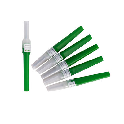 11/4&quot; Kan Alma İğneleri Flashback Vakum Yeşil Renk 21G 0.8x31mm
