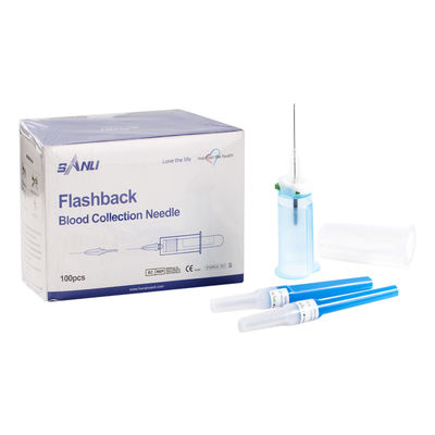 Flashback Kan Alma İğneleri Vakum 23G 3/4'' 0.6x19mm Mavi Renk