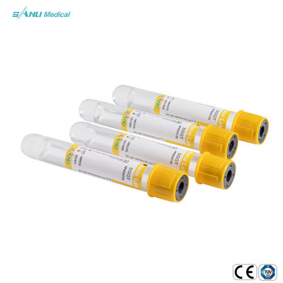 Tek Kullanımlık PET Vakumlu Kan Alma Tüpleri Jel 16x100mm ile Pıhtı Aktivatörü
