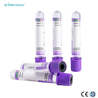 Kan Rutin Testi Cam Kan Alma Tüpleri 2 Ml EDTA K2 Katkı Lavanta Top