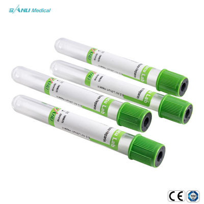 Kan Alma için Cam Lityum Heparin 2ml Yeşil Tüp