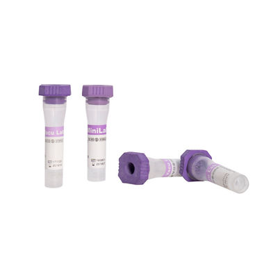Steril 0.5ml Kapiler Kan Alma Tüpleri EDTA Katkılı Kan Tüpleri