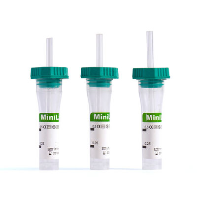 Steril 0.5ml Kapiler Kan Alma Tüpleri EDTA Katkılı Kan Tüpleri