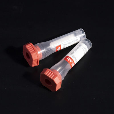 Pıhtı Aktivatör Kılcal Kan Alma Tüpleri Kırmızı Lastik Kapak 8x45mm