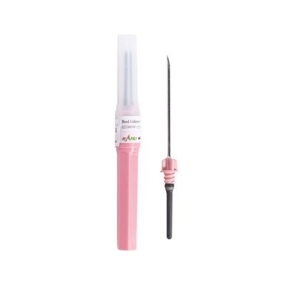 Pembe 18G 1.2x25mm Kan Alma İğneleri Çoklu Örnek Tek Kullanımlık