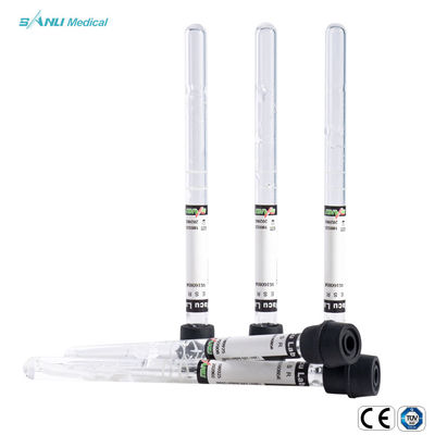 CE %3.8 Sodyum Sitrat ESR Kan Alma Tüpü 1.6ml Vakum Cam Tek Kullanımlık