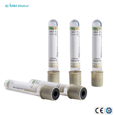 3ml Glikoz Tıbbi Cam Kan Alma Tüpleri Tek Kullanımlık ISO9001 Onaylandı