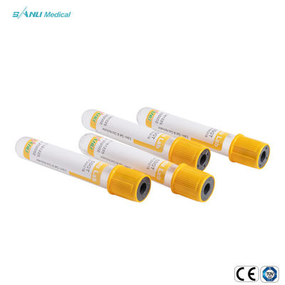 Jel Pıhtı Katkı Maddesi SSGT Cam Vakumlu Kan Alma Tüpü 5-9ml IVD 16x100mm