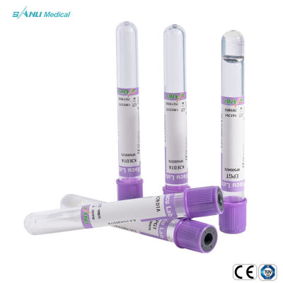 Vakumlu Kan Alma Tüpü EDTA 8ml 10ml PET Malzeme