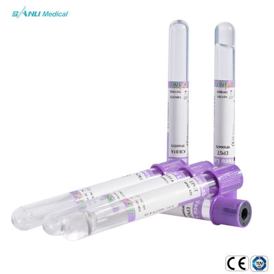 Vakumlu Kan Alma Tüpü EDTA 8ml 10ml PET Malzeme