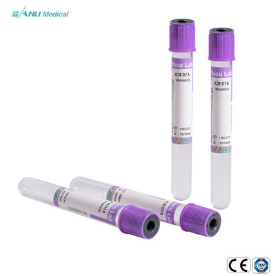Vakumlu Kan Alma Tüpü EDTA 8ml 10ml PET Malzeme
