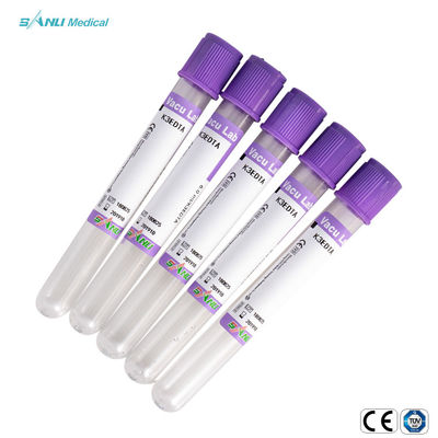 Vakumlu Kan Alma Tüpü EDTA 8ml 10ml PET Malzeme
