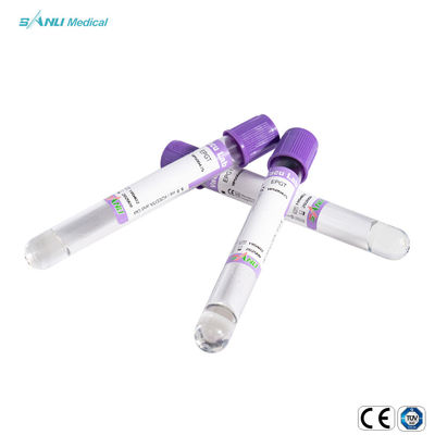 Tıbbi Muayene için ISO9001 EDTA Vakum Tüpü 2ml 3ml PET Malzeme