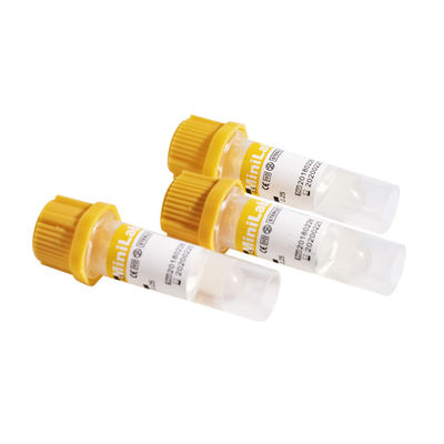 Tek Kullanımlık Tıbbi Mikro Kan Alma Tüpü 0.5ml ISO13485 8x45mm