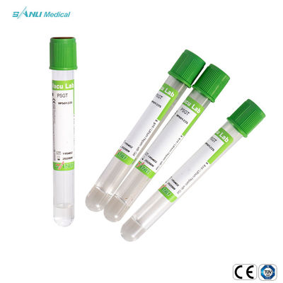 Sodyum Heparin / Lityum Heparin Jel Vakumlu Kan Alma Tüpleri PSGT Tek Kullanımlık