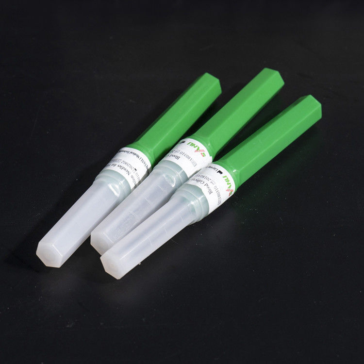 11/4&quot; Kan Alma İğneleri Flashback Vakum Yeşil Renk 21G 0.8x31mm